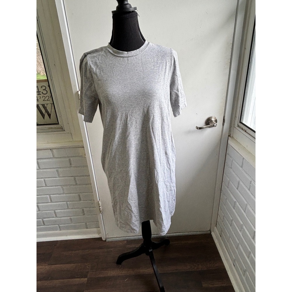 Bohme Short Sleeve T-Shirt Dress medium boho minimalist layered streetwear